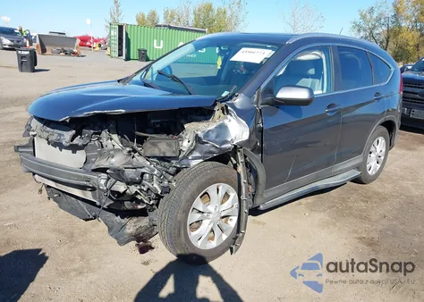 2013 Honda Cr-V Ex-L from USA, damaged, VIN 2HKRM4H76DH643689